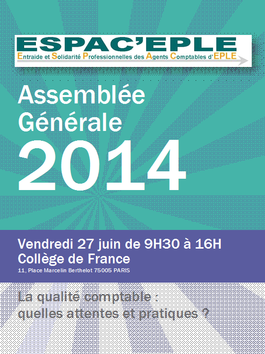 Invitation à l'assemblée Générale 2014